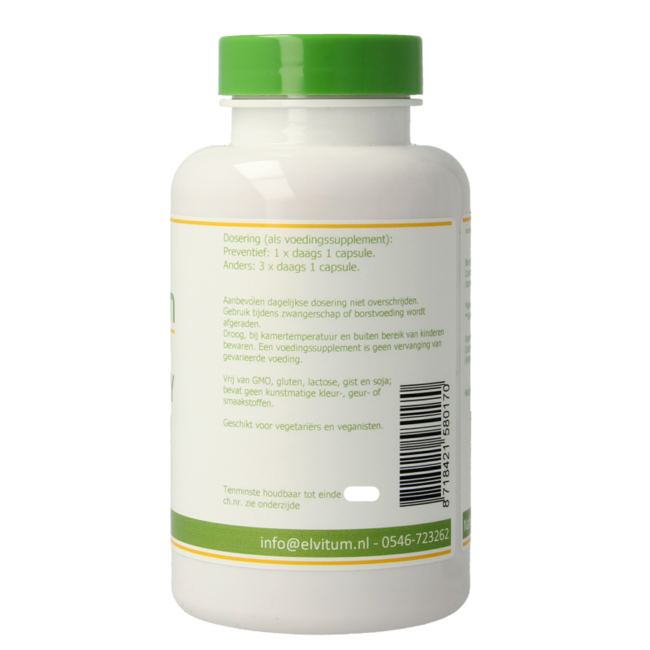 Elvitum Arándano Rojo + 60 mg de vitamina C 150 cápsulas vegetarianas