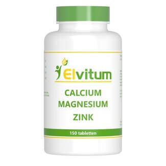 Elvitum Calcium magnésium zinc 150 comprimés
