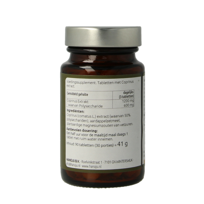 Hanoju Coprinus extracto de seta 90 Comprimidos