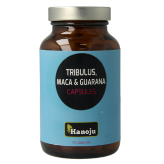 Hanoju Tribulus maca guarana extract 90 Vegetarian capsules
