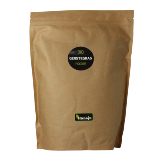 Hanoju Hanoju Herbe d'orge moulue sachet en papier bio 1 Kilogramme