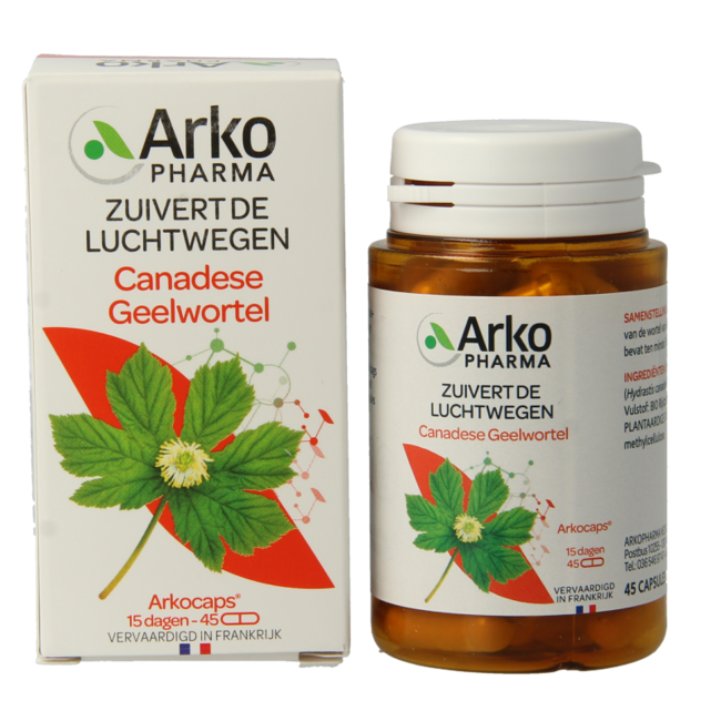 Canadese geelwortel 45 Capsules