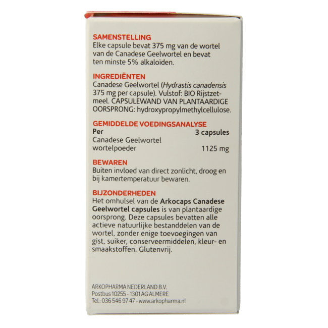 Canadese geelwortel 45 Capsules