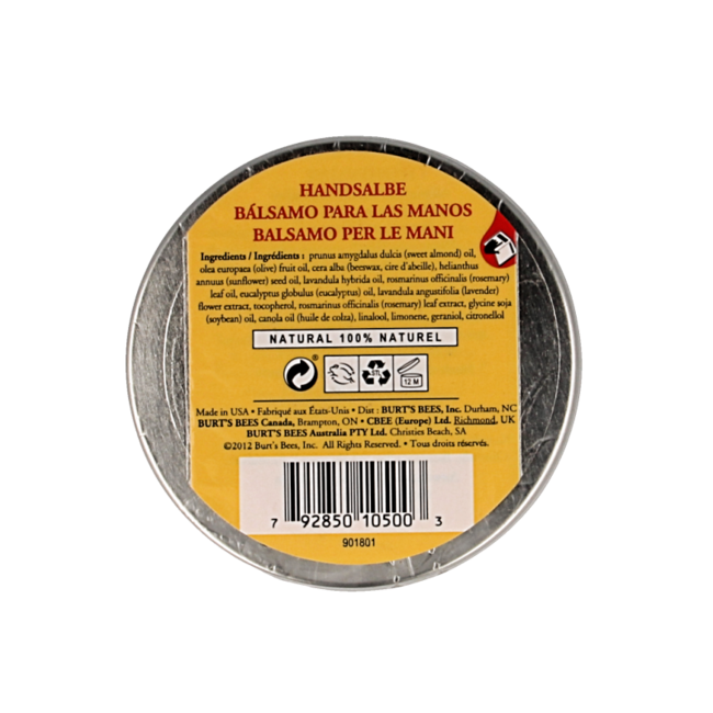 Burt's Bees Bálsamo de Manos 85 gramos