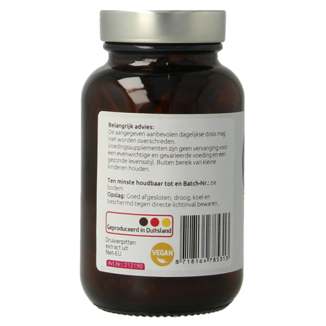 Extracto de semilla de uva OPC 400mg 90 Cápsulas