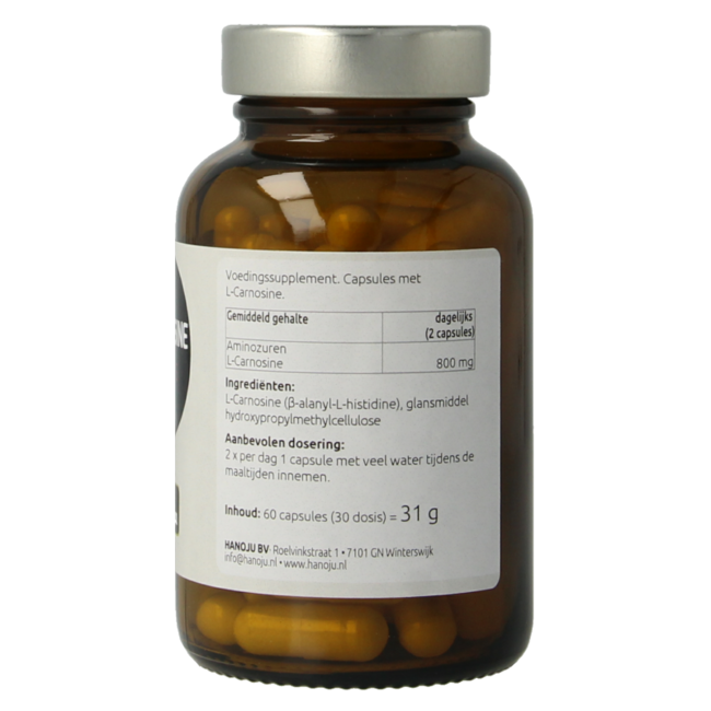 L-Carnosine 400mg 60 Vegetarian Capsules