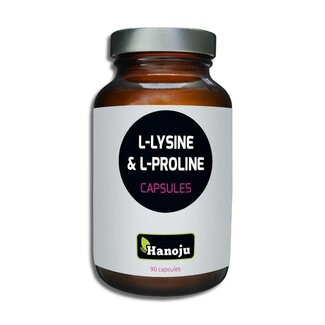 Hanoju Hanoju L-Lysine & L-Prolin 90 Vegetarische capsules