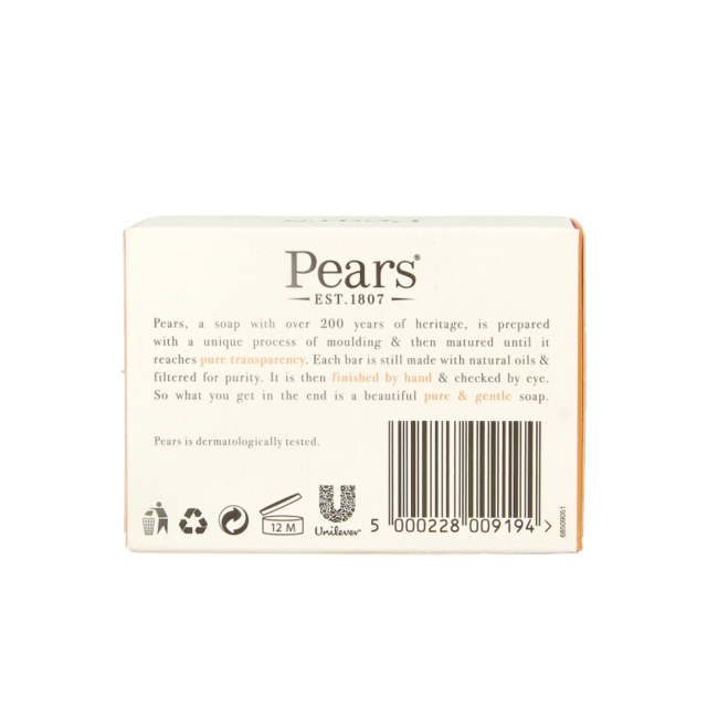 Jabón Pears 125 gramos