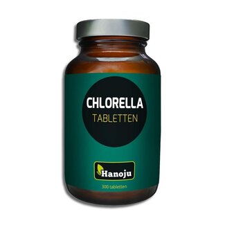 Hanoju Tabletki Hanoju Chlorella w butelce PET, 300 tabletek