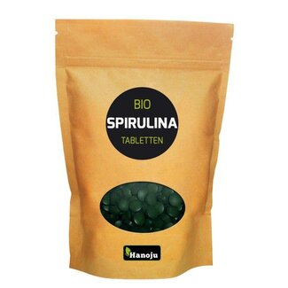 Hanoju Comprimidos de espirulina bio 2500 comprimidos