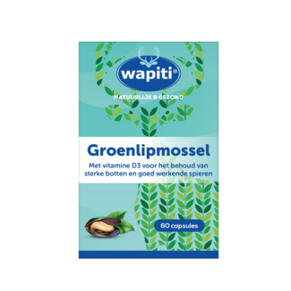 Wapiti Extracto de mejillón de labio verde 60 cápsulas