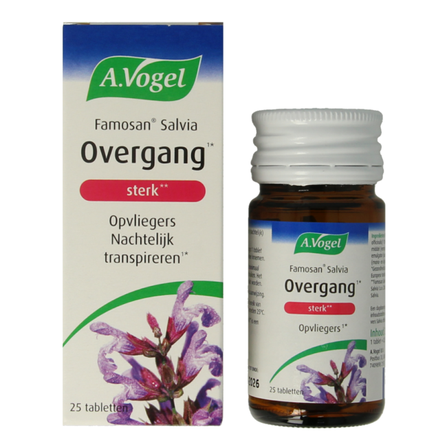 Famosan salvia overgang sterk 25 comprimidos