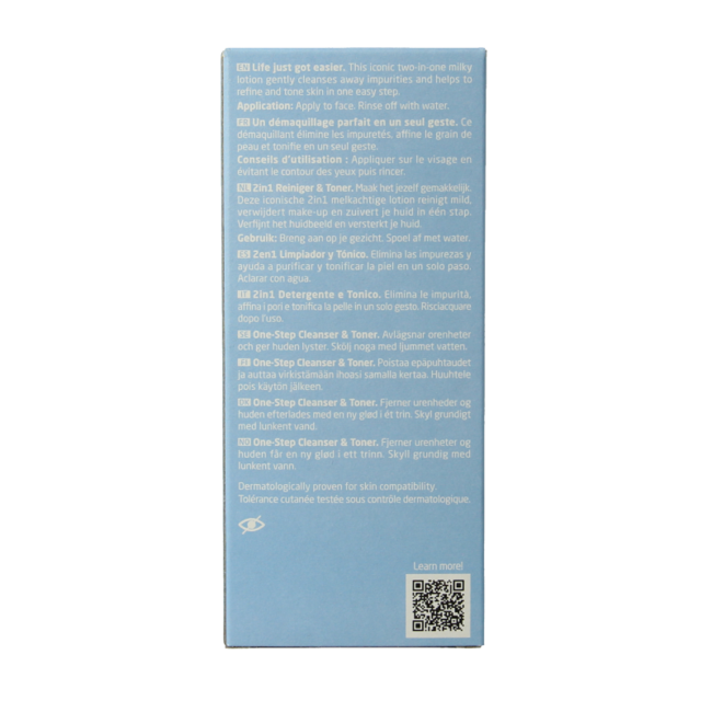 Nettoyant et tonique 2-en-1 100 millilitres