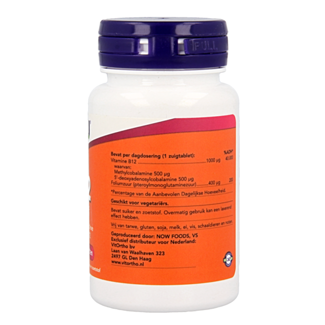 Witamina B12 aktywna 100 tabletek do ssania