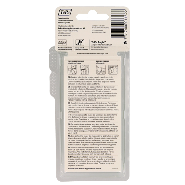 TePe Angle Green 0.8 mm Size 5 6 Pieces