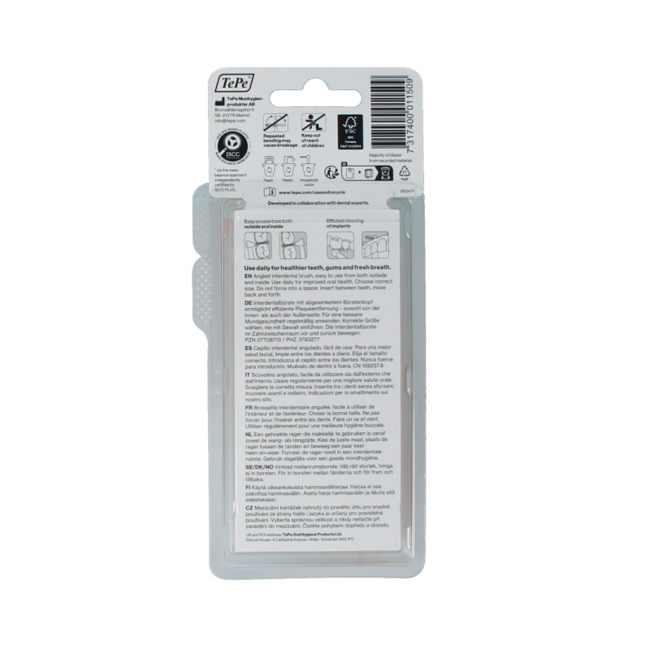 TePe Angle Orange 0,45 mm Größe 1 6 Stück