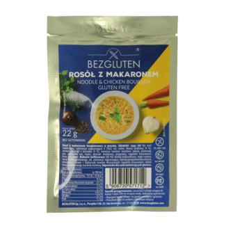 Bezgluten Bezgluten Sopa de pollo sin gluten 22 gramos