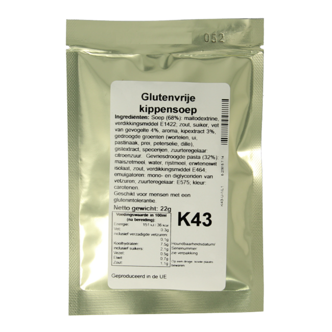 Bezgluten Soupe au poulet sans gluten 22 g