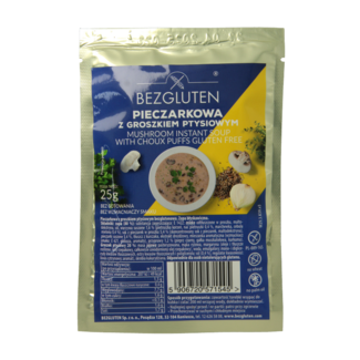 Bezgluten Zuppa di Funghi Champignon Bezgluten senza glutine 25 Grammi