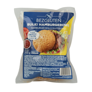 Bezgluten Bezgluten Panes de hamburguesa sin gluten 200 gramos