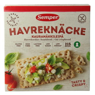 Semper Semper Haverknackebrod sin gluten 215 gramos