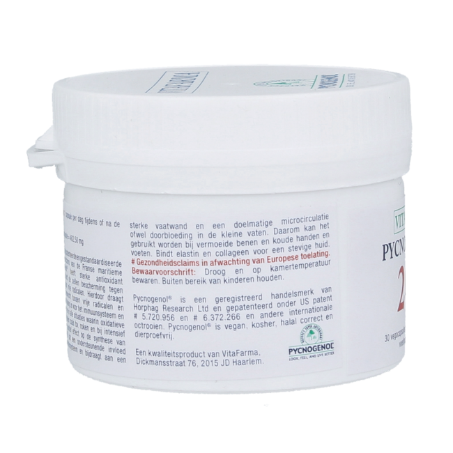 VitaFarma Pycnogenol 200 30 Vegetarian Capsules