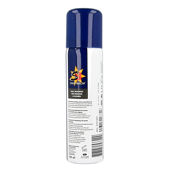 Star balm Cold spray 150 Millilitres