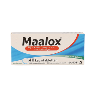 Maalox Kautabletten 200/400 mg 40 Kautabletten
