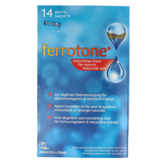 Ferrotone Ferrotone Hierro natural 14 x 20ml 14 unidades
