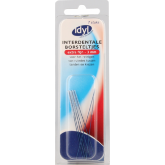 Idyl Idyl Interdental brush extra fine 3mm 7 Pieces