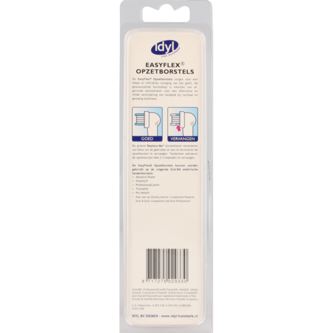 Brossettes de rechange EasyFlex, lot de 2