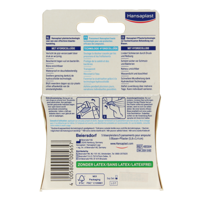 SOS Blister Plaster Large 5 Pieces