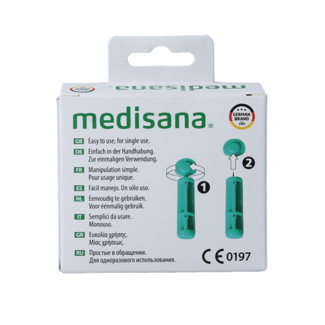 Medisana Meditouch lancetten 100 Stuks