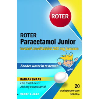 Roter Paracetamol 250 junior 20 Tabletten