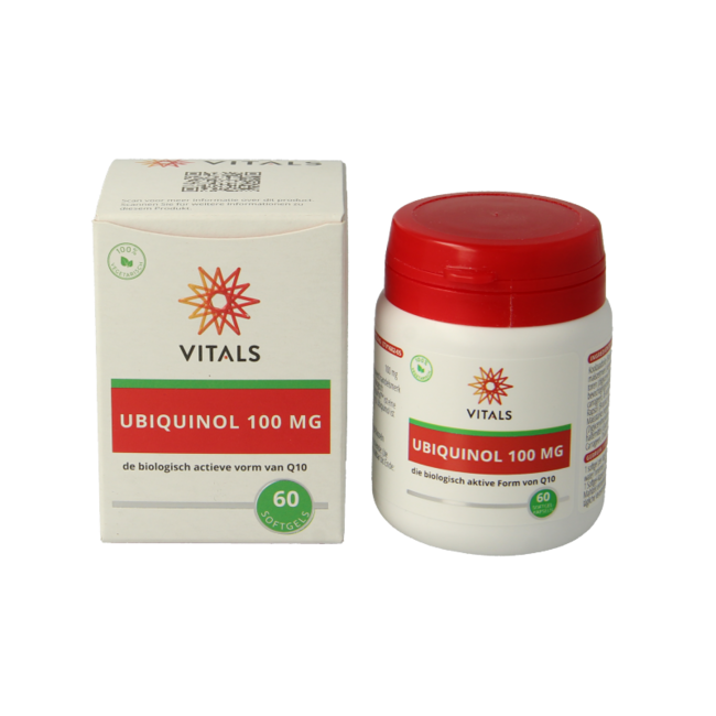 Vitals Ubiquinol 100 mg 60 cápsulas blandas