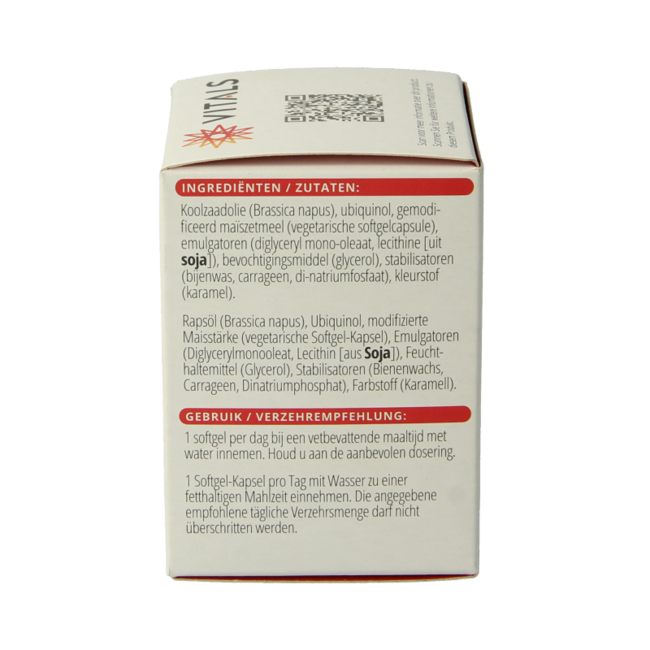 Vitals Ubiquinol 100 mg 60 Softgels