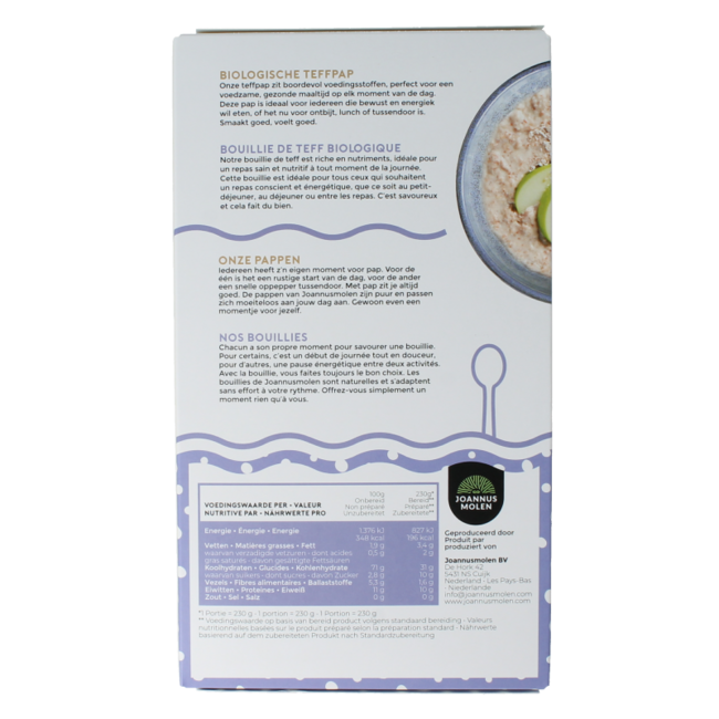 Gachas de teff bio 300 Gramos