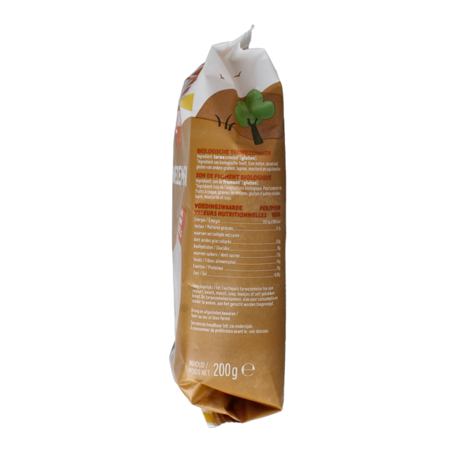 Zonnatura Organic Wheat Bran 200 Gram