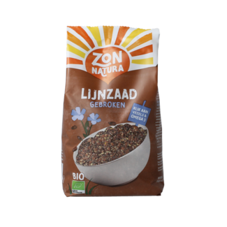 Zonnatura Zonnatura Organic broken flaxseed 400 Gram