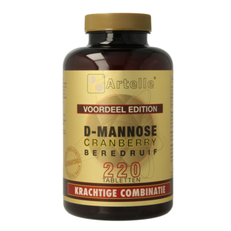 Artelle D-Mannose Cranberry Bärentraube 220 Tabletten