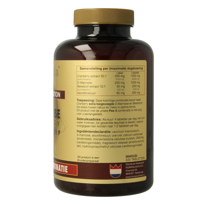 D-Mannosio mirtillo rosso uva ursina 220 Compresse