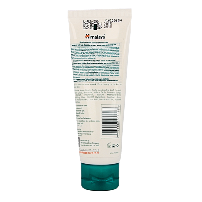 Himalaya Herb Neem maseczka do twarzy 75 mililitrów