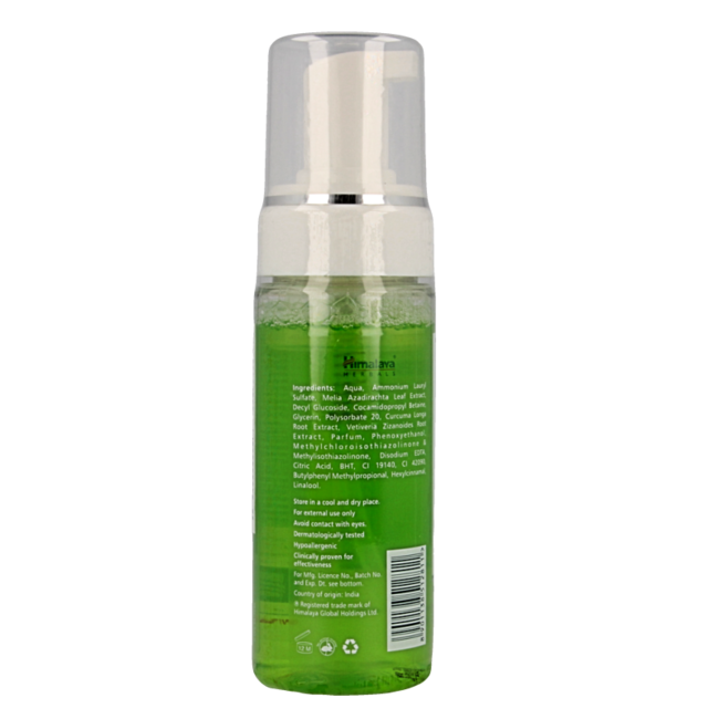 Himalaya Herbals Neem Reinigungsschaum 150 Milliliter