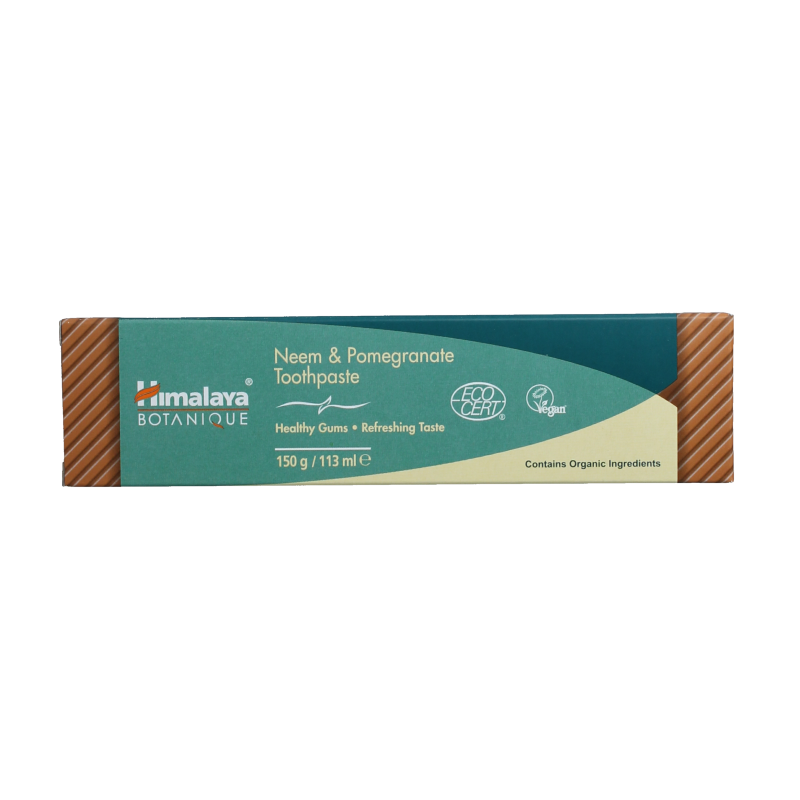 Himalaya Pasta de dientes orgánica de Neem y granada 150 gramos