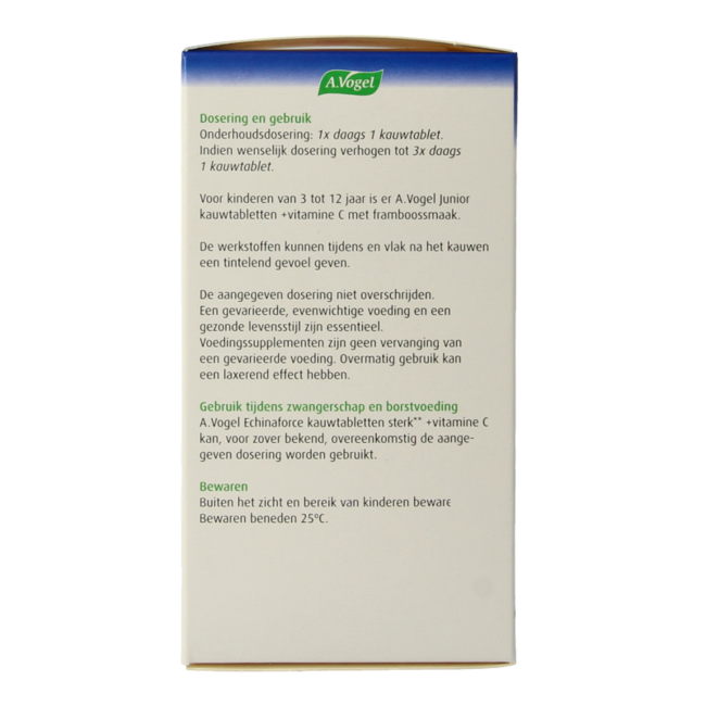 Echinaforce kauwtablet sterk + vitamine C 60 Kauwtabletten