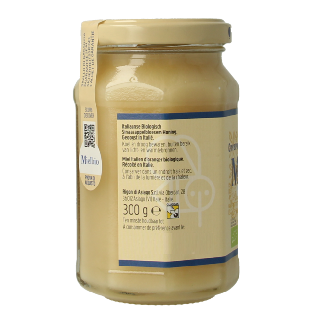 Miele Cremoso Biologico al Fior d'Arancio 300 Grammi