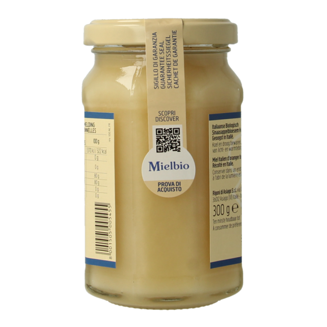 Miel en crema de naranja bio 300 Gramos