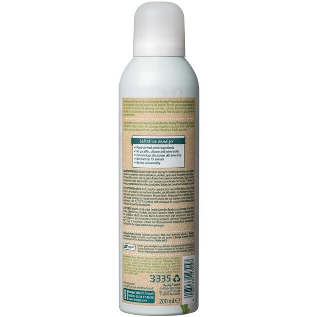 Kneipp Shower foam balancing patchouli 200 Millilitres