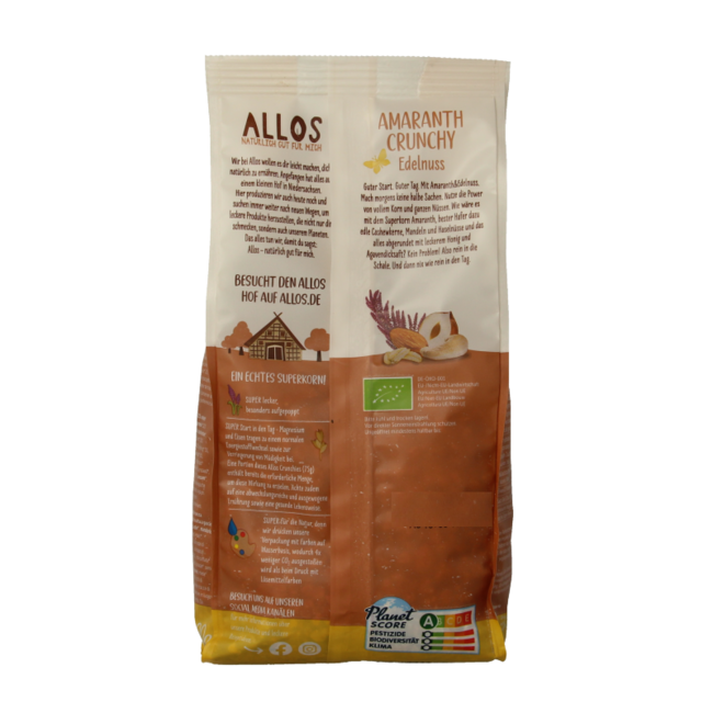 Crunchy amarant triple nuts bio 400 Gramos