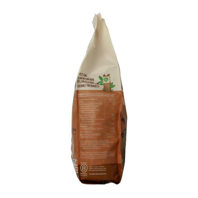 Crujiente de amaranto y chocolate ecológico 400 gramos